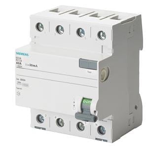 5SV4642-0 4X25A 300mA Tip AC Kaçak Akım Koruma Rölesi
