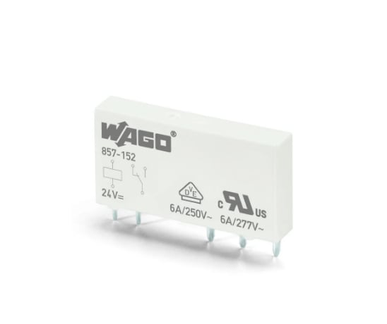 Temel röle; Nominal giriş gerilimi: 24 VDC; 1 değişken kontak; Sınırlayıcı sürekli akım: 6 A; Modül genişliği: 5 mm; Modül yüksekliği: 15 mm