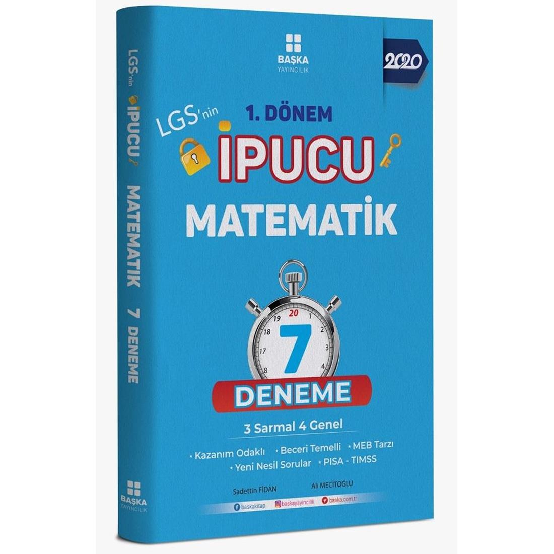 Başka Yayınları 8. Sınıf LGS 1. Dönem Matematik İpucu 7 Deneme