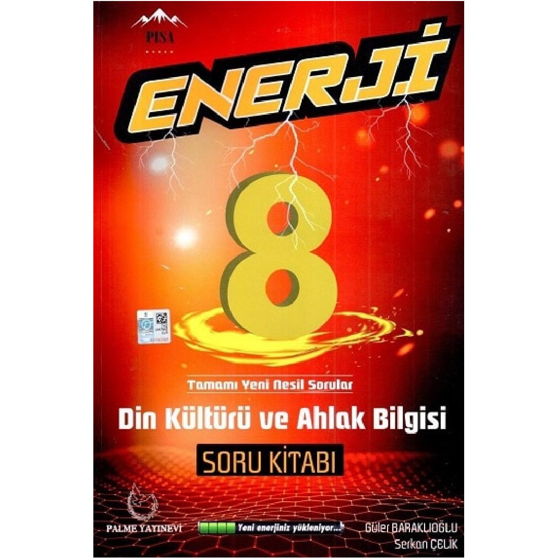 Palme Yayınları 8. Sınıf Enerji Din Kültürü ve Ahlak Bilgisi Soru Kitabı