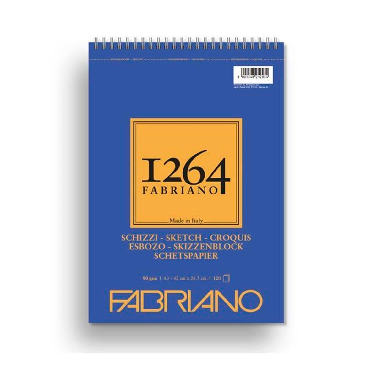 Fabriano Sketch Paper 90 gr A3 120 Yaprak Eskiz Defteri F19100639