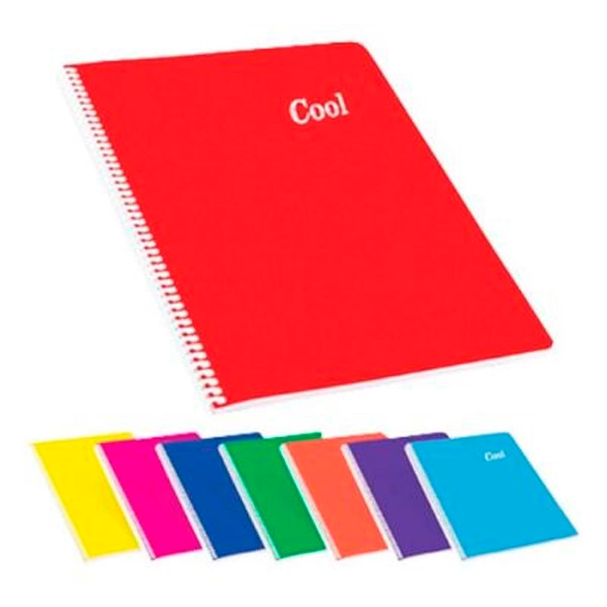 Keskin Color Spiralli Cool A4 72 Yaprak Kareli PP Kapak Defter