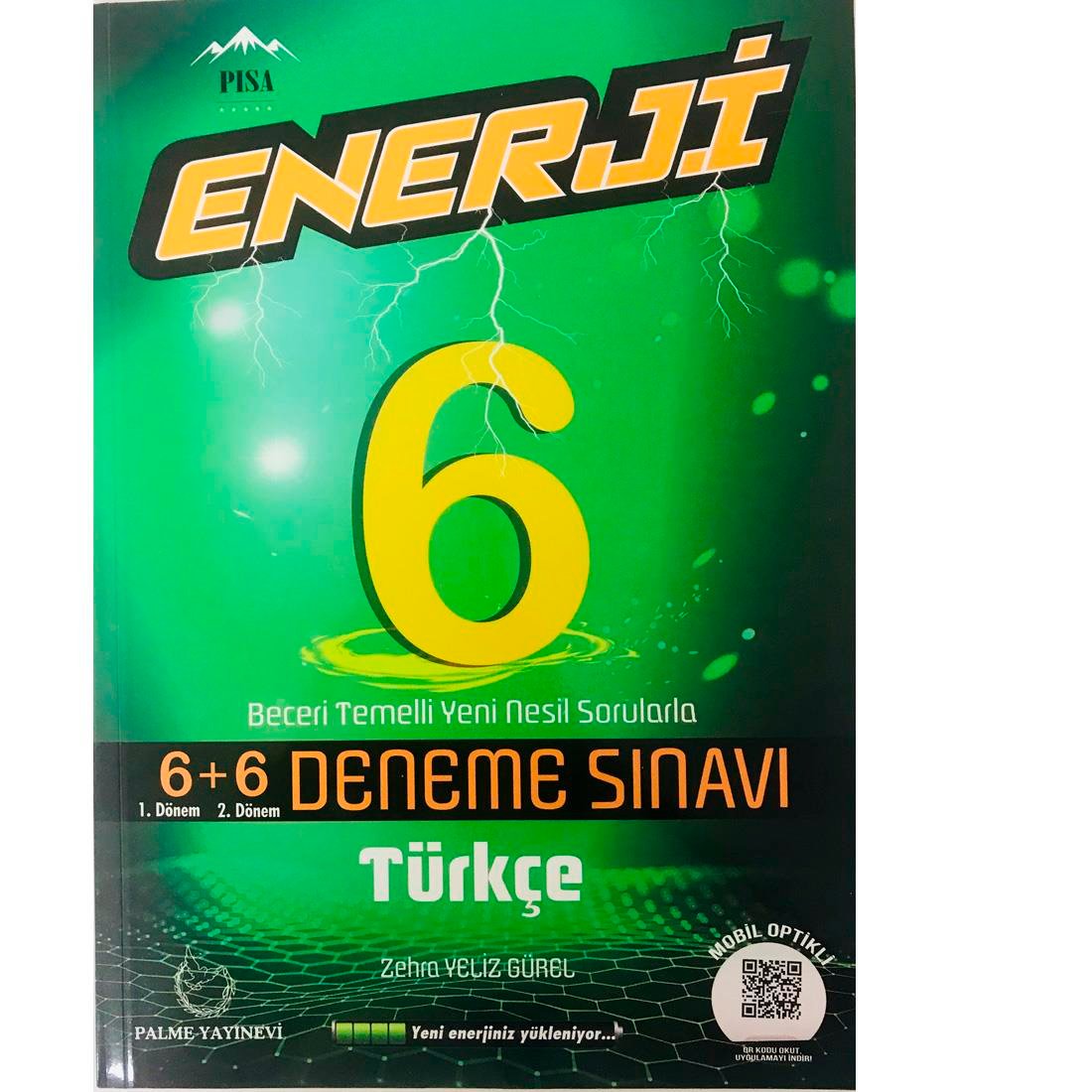 Palme Yayınları 6. Sınıf Türkçe Enerji 6+6 Deneme Sınavı