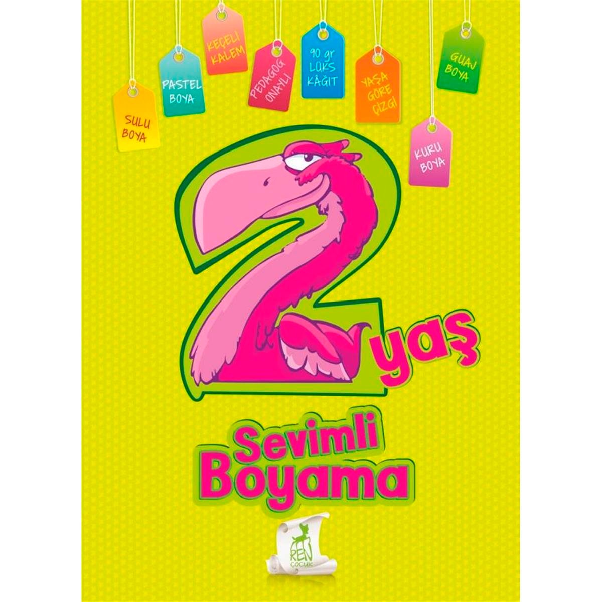 Ren Kitap Yayınları Sevimli Boyama 2 Yaş