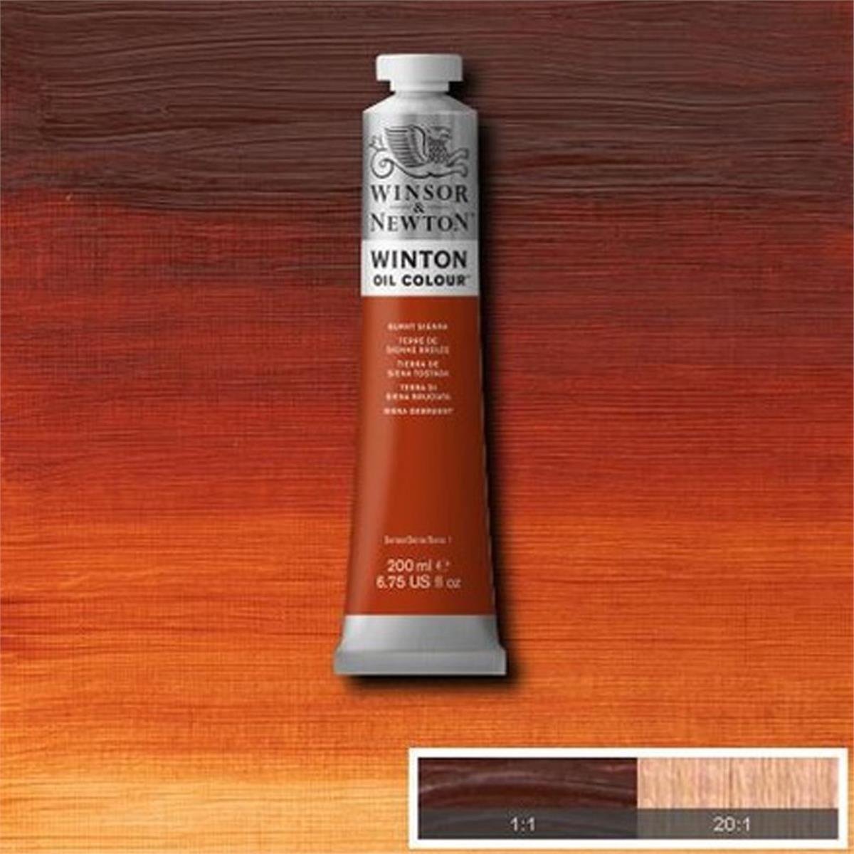 Winsor Newton 074 Burnt Sienna 200 ml Yağlı Boya