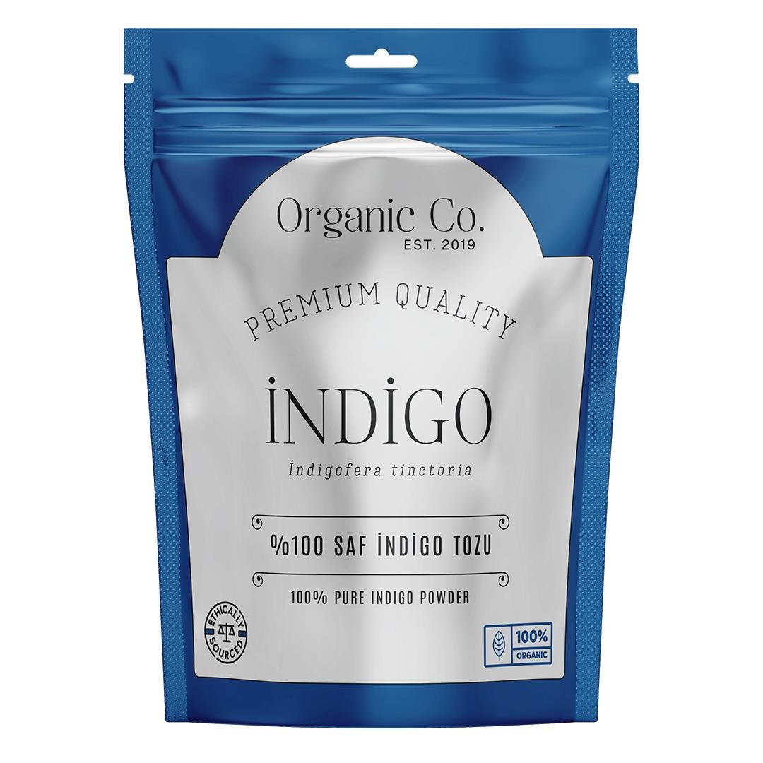 Organic Co. %100 Organik 7 Kez Elenmiş Saf İndigo Tozu