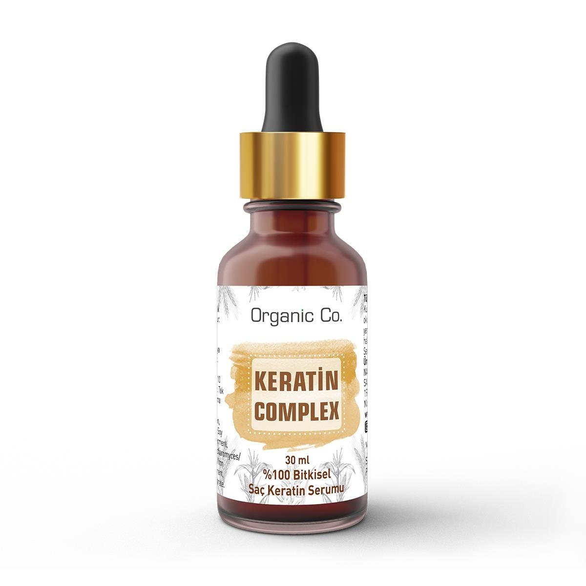 Organic Co Bitkisel Saç Keratin Serumu 30 ml