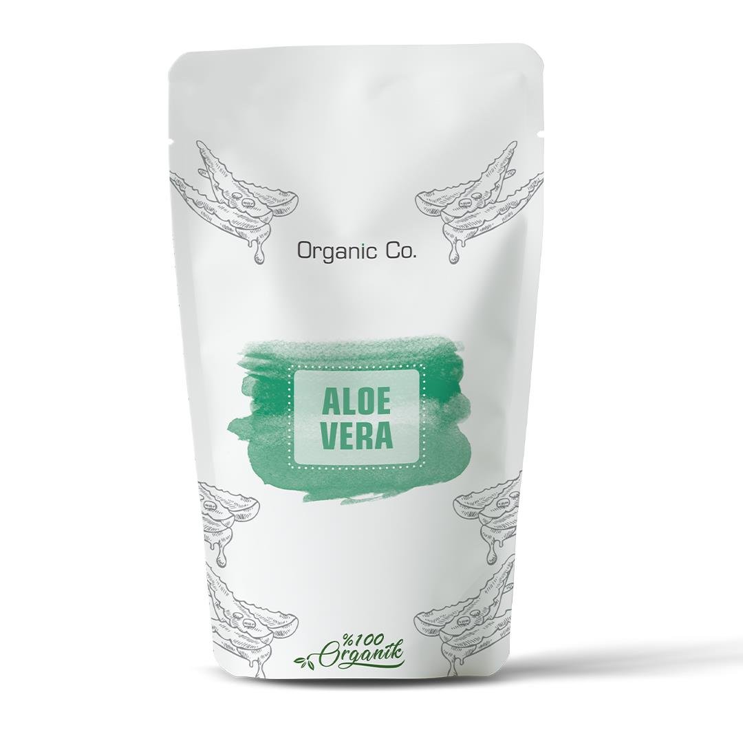 Organic Co. %100 Organik 7 Kez Elenmiş Saf Aloe Vera Tozu