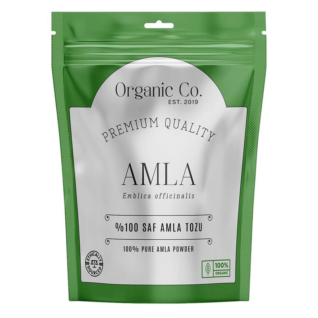 Organic Co. %100 Organik 7 Kez Elenmiş Saf Amla Tozu