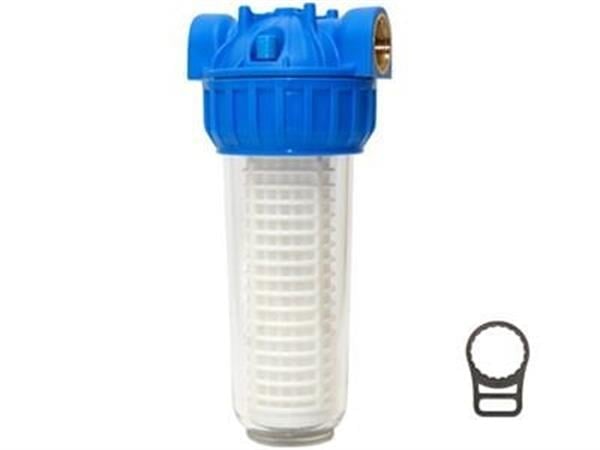 Aquafer - Aquafer 10 inç Yıkanabilir Su Süzme Filtresi 1.1/4 inc 50 Mikron