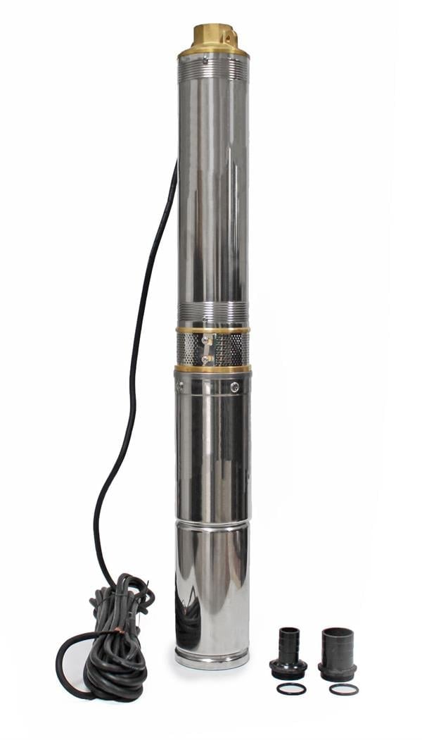 Cacheng - 48 Volt 750 Watt Dc Solar Güneş Enerjili Fırçasız Kademeli Dalgıç Pompa 40 mss 4 m³/h