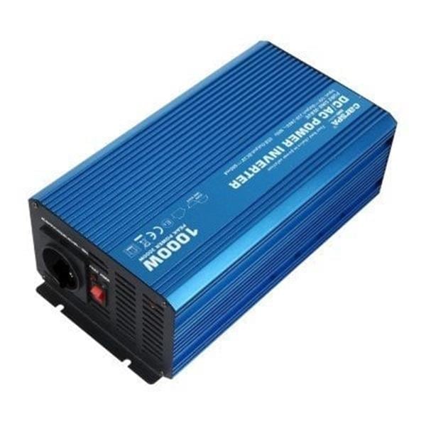 Carspa - CARSPA Güneş Enerji Sistemi İnverteri, Solar Enerji İnverteri 1000W-12V Tam Sinüs İnverter