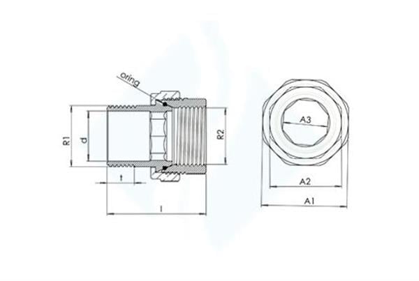 Klepsan - Düz Radyatör Rakoru TS 579 2''