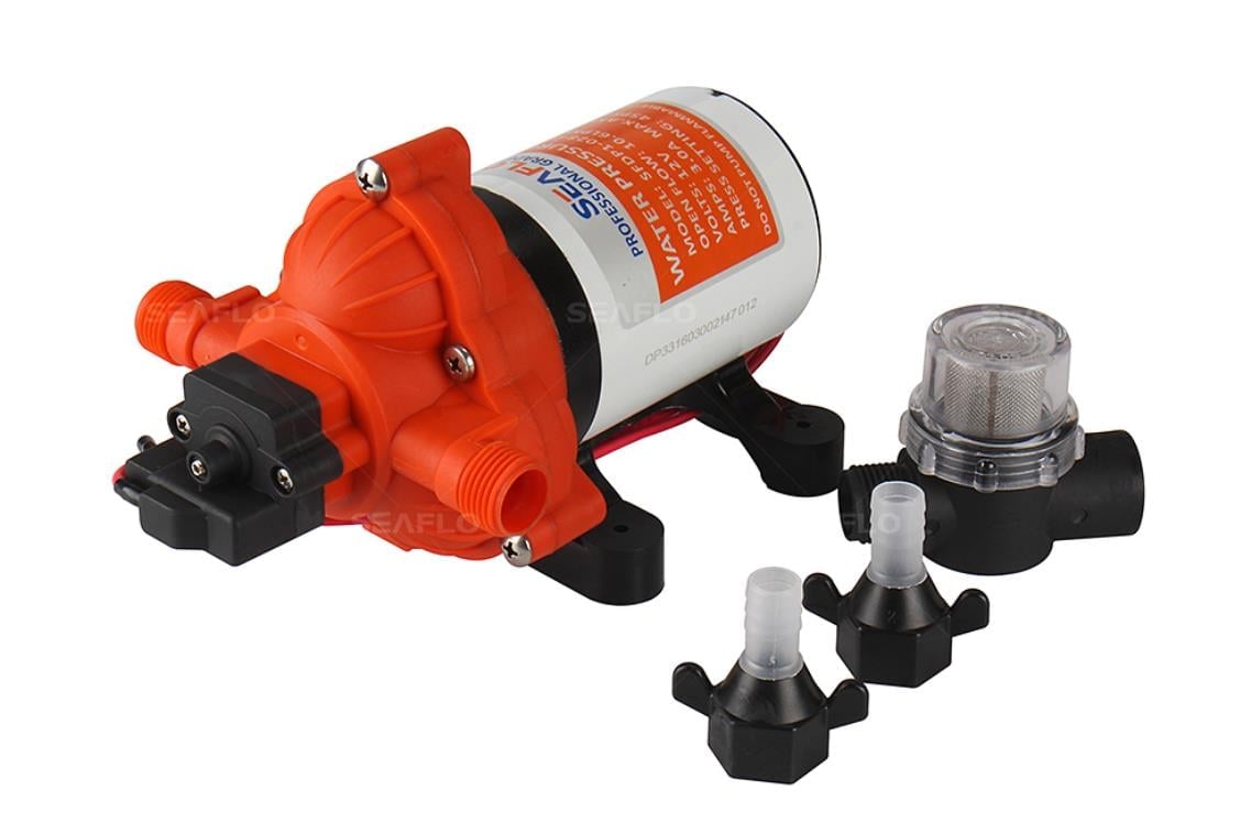 Seaflo - Seaflo SFDP1-030-045-33 Karavan, Tekne Hidroforu 12 Volt 11.3 lt/dak 45 Psi 3.1 Bar