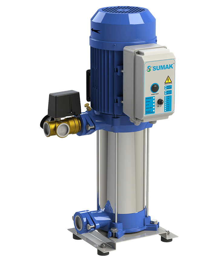 Sumak Pompa - Sumak SHT16A-750/6 Düşey Milli Kademeli Hidrofor 23 KAT 32 DAİRE 5.5 kW