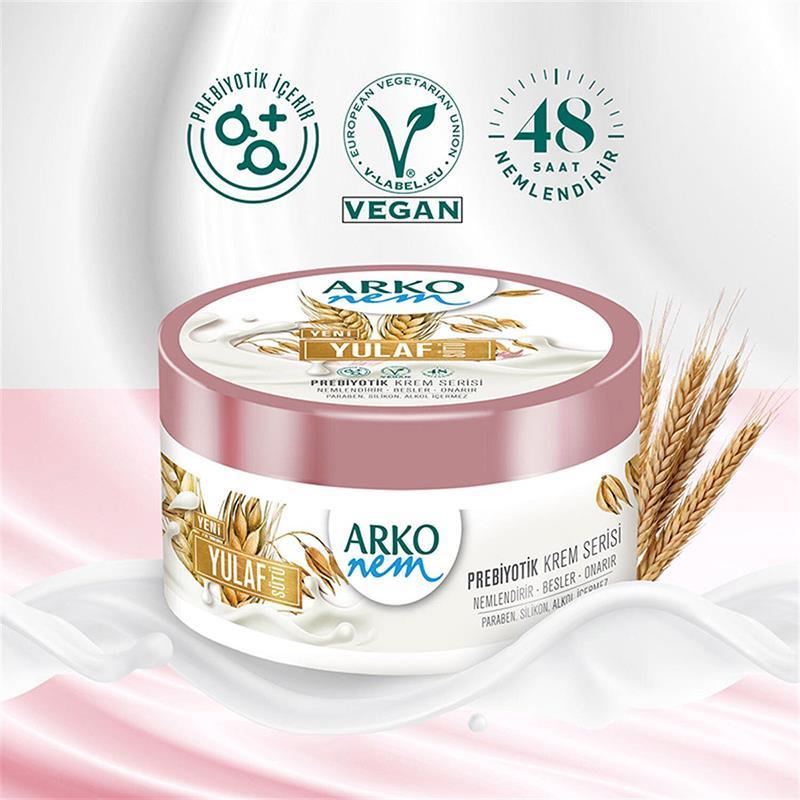Arko Nem Prebiyotik Krem Yulaf Sütü 250 ml