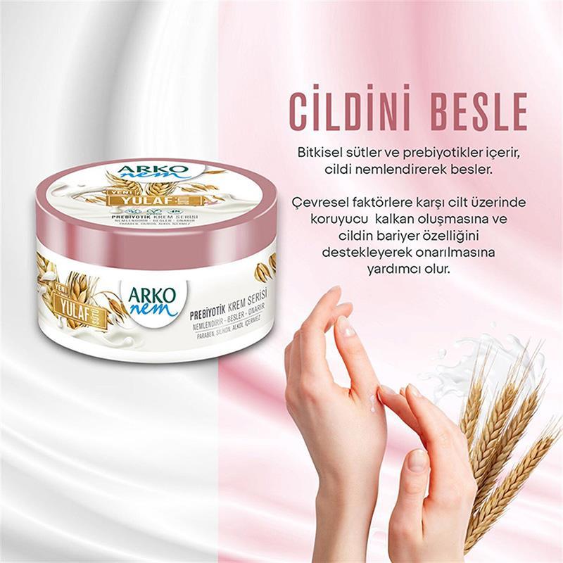 Arko Nem Prebiyotik Krem Yulaf Sütü 250 ml