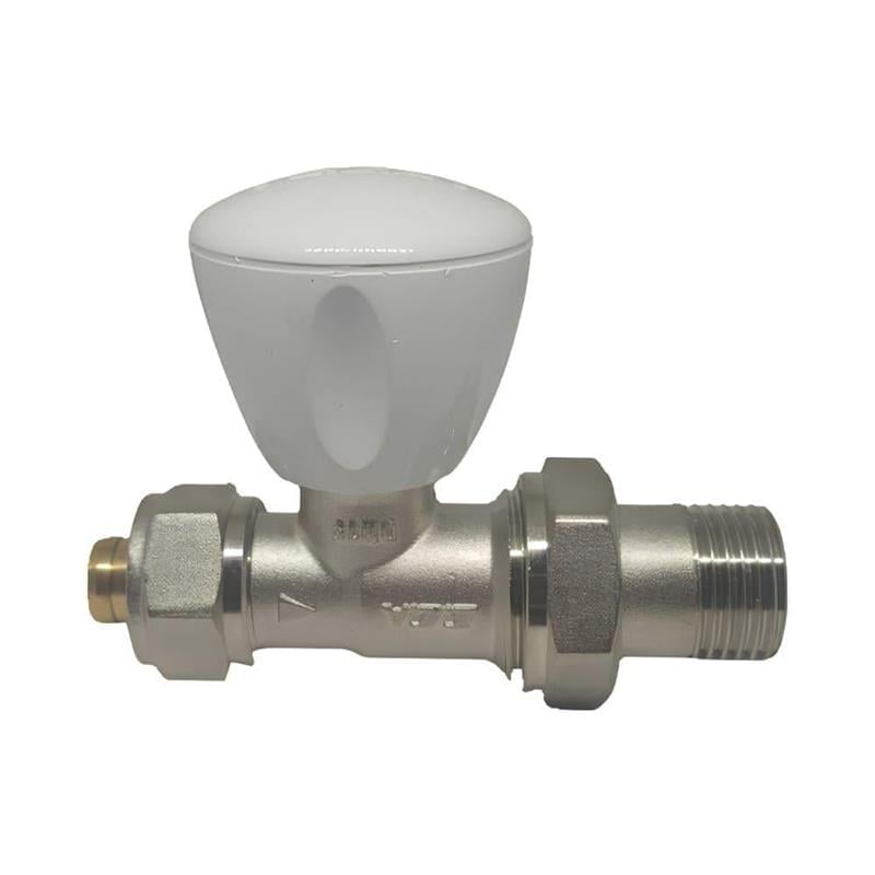Eca RV3 Düz Radyatör Vanası 1/2 Pex-al Boru Bağlantılı