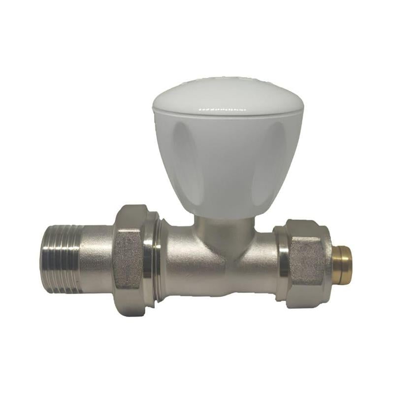 Eca RV3 Düz Radyatör Vanası 1/2 Pex-al Boru Bağlantılı