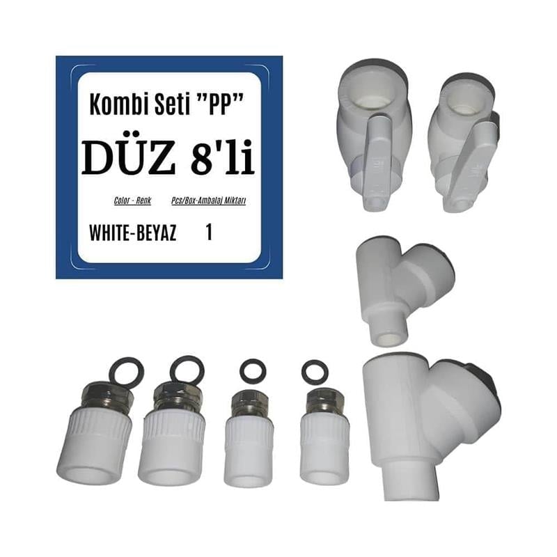 Kalde 8'li Kombi Montaj Seti Düz