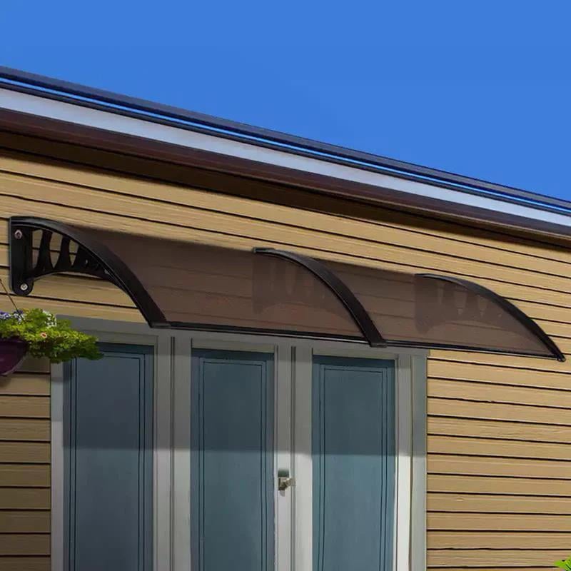 Kapı Üstü Lüx Seri Pratik Sundurma 100 X 150 Siyah