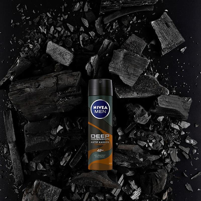 Nivea Men Deep Dimension Espresso Erkek Deodorant 150 ml