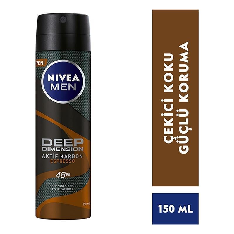 Nivea Men Deep Dimension Espresso Erkek Deodorant 150 ml