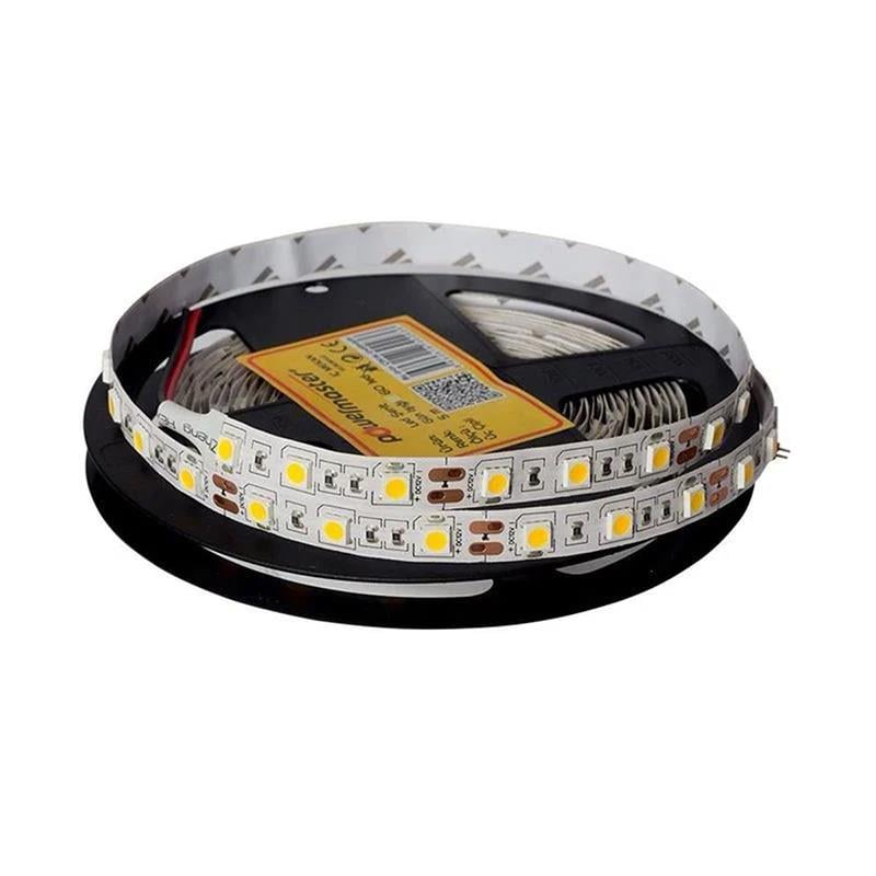 Powermaster 3 Çipli İç Mekan Silikonsuz 60 Led 5 Metre Mavi Şerit Led