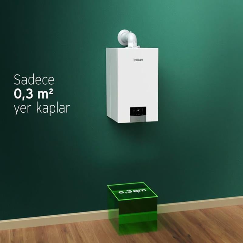 Vaillant VUI 36CS/1-5 (N-TR) ecoTEC plus 30 Kw Premix Yoğuşmalı Kombi 20 Lt Entegre Boylerli