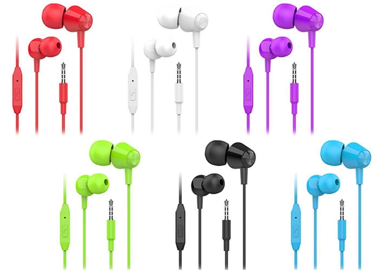 S-link SL-STK10 30lu stand set 8-Beyaz+8-Siyah+5-Krımızı 3-Mor+3-Mav +3-Yeşil Kulak İçi Mikrofonlu 