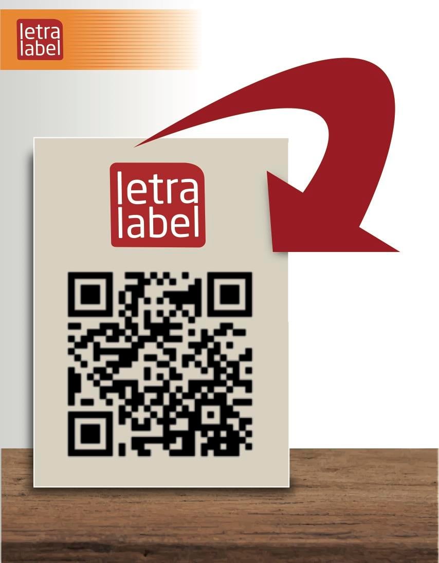 Tabaka EtiketlerLETRA 318.10 - 100 Lü 6 Paket