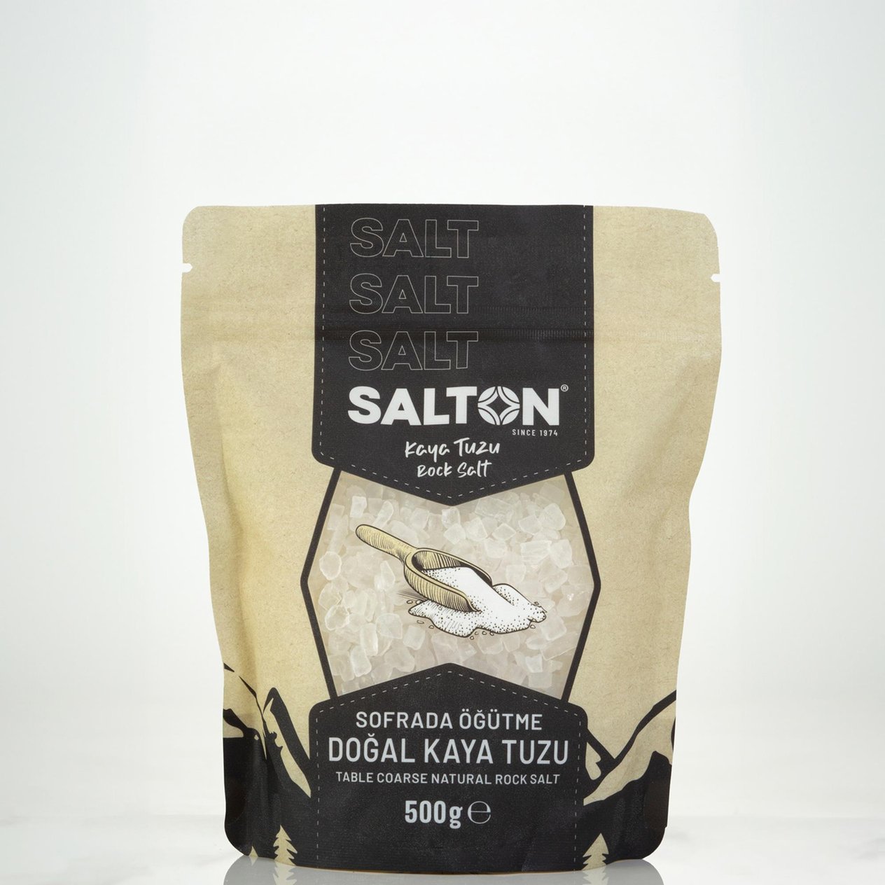 Doğal Kaya Tuzu Doypack 500gr Salton