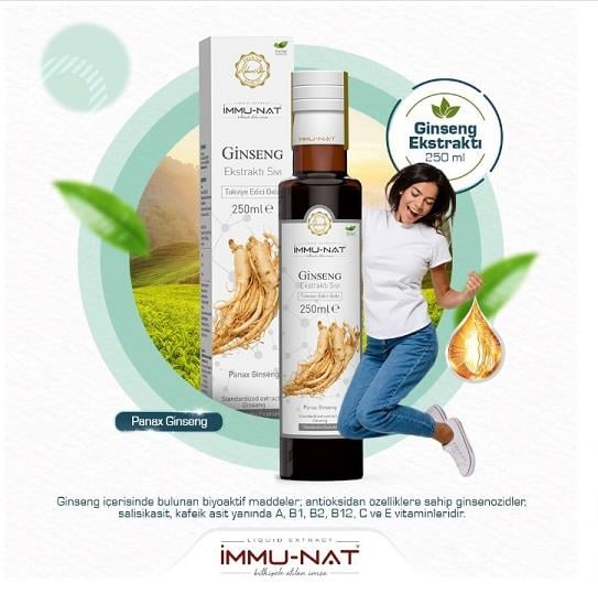 Ginseng Ekstraktı 250 Ml İmmunat