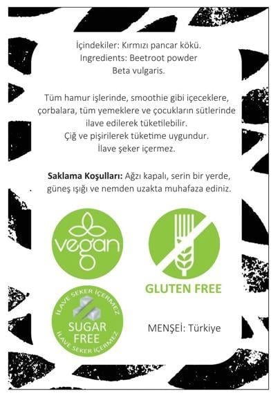 Kırmızı Pancar Tozu 250 gr Ayhan Ercan