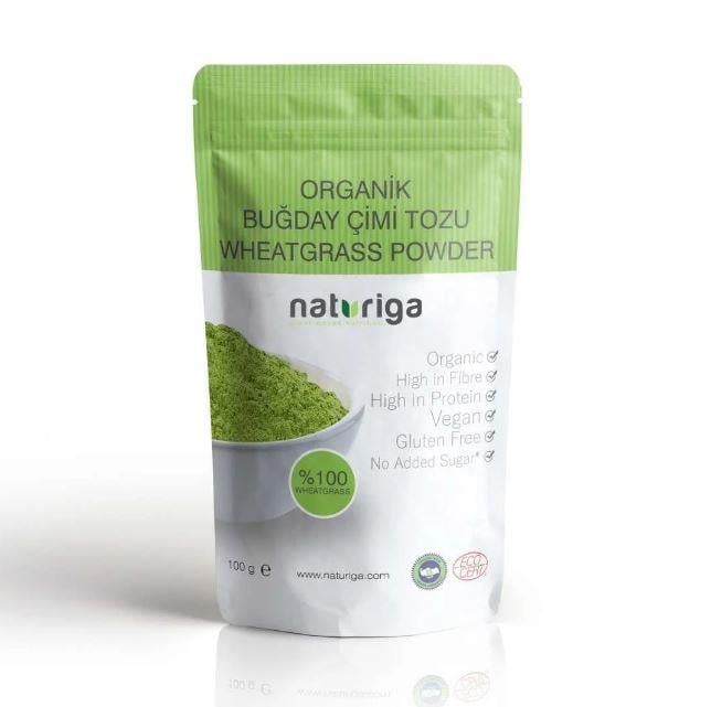 Organik Buğday Çimi Tozu 100 gr Naturiga