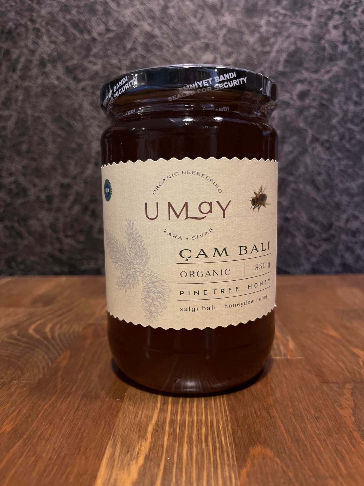 Organik Çam Balı 850gr 2 adet Umay Herbal