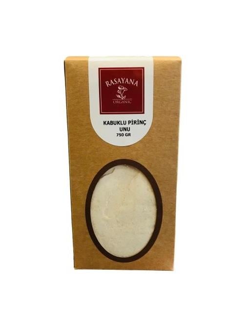 Organik Glutensiz Kabuklu Pirinç Unu 750gr Rasayana