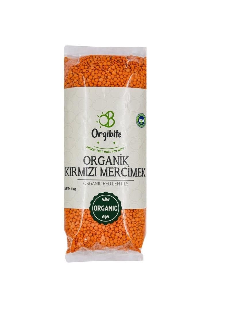 Organik Kırmızı Mercimek 1000gr Orgibite