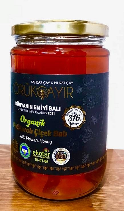 Organik Polifloralı Bal 850 gr Yörükçayır