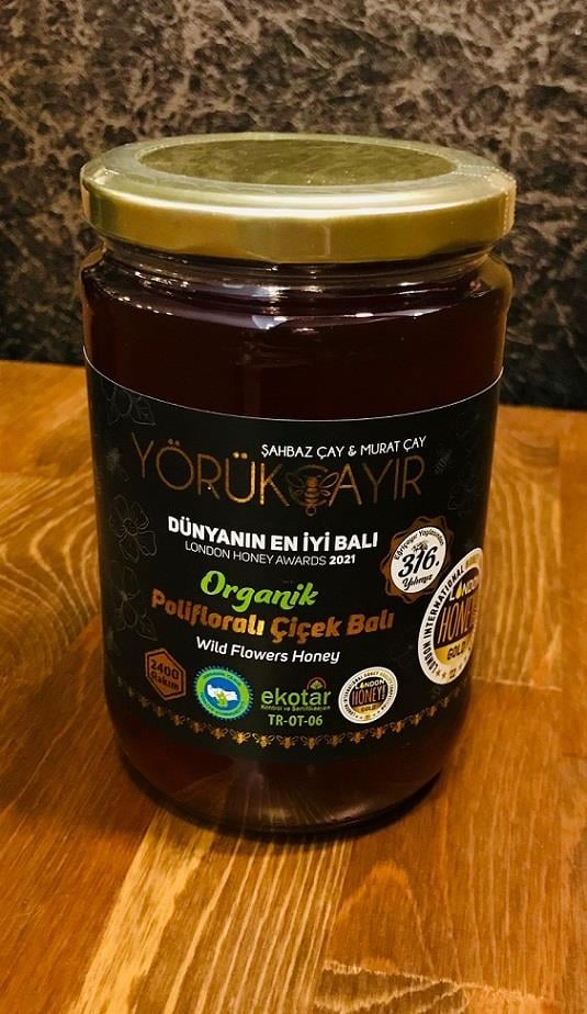 Organik Polifloralı Bal 850 gr Yörükçayır