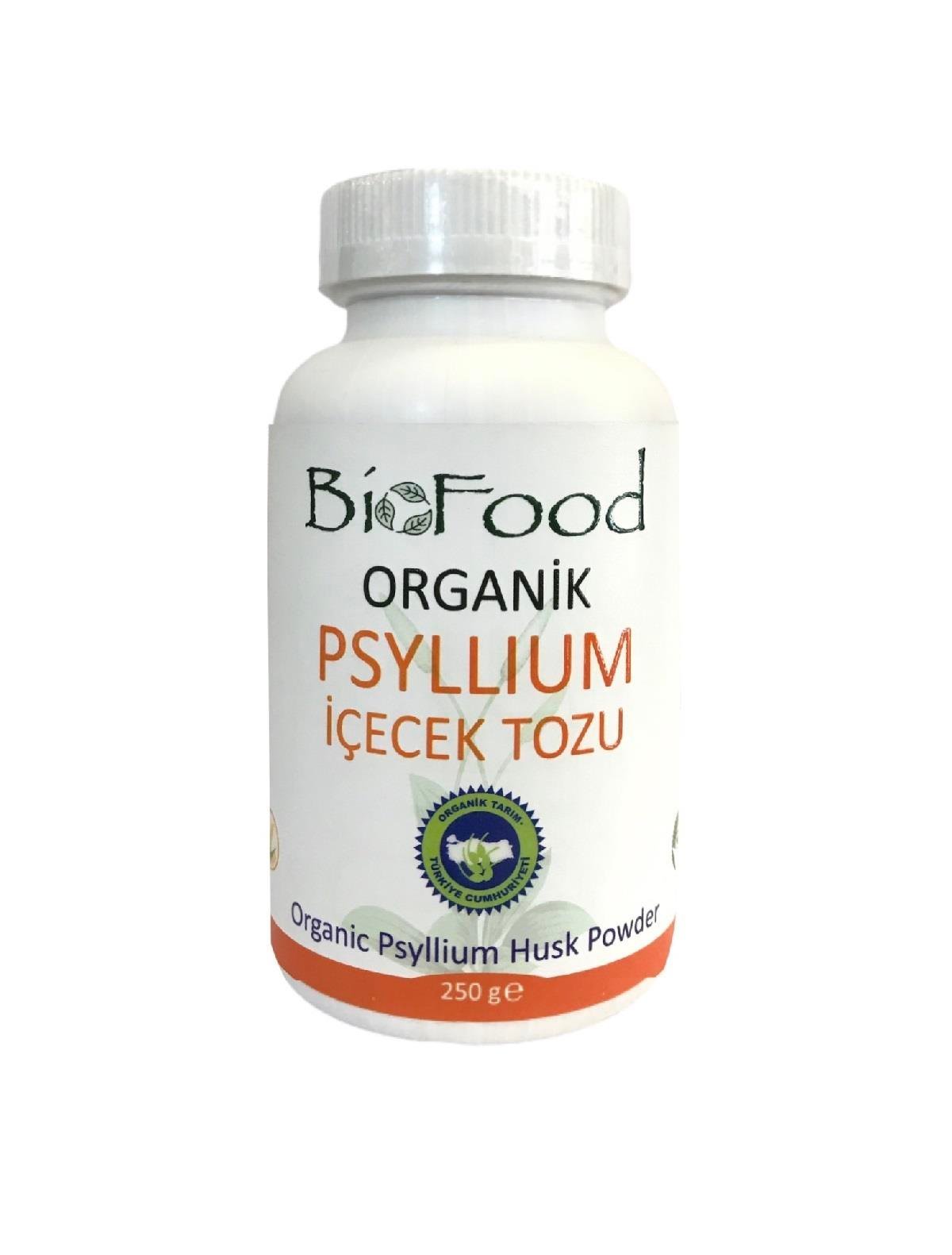 Organik Psyllium (Karnıyarık Otu) Tozu 250gr Biofood