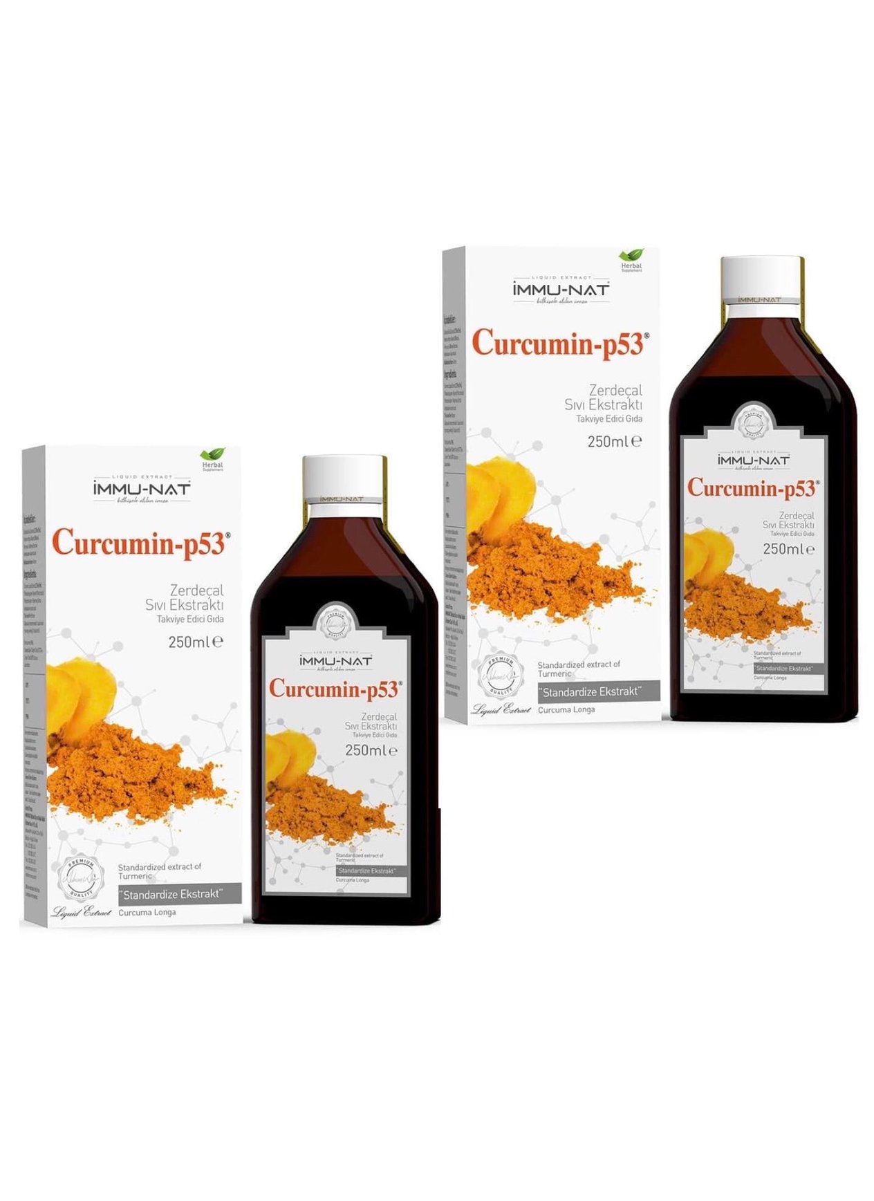 Zerdeçal Ekstraktı Curcumin-p53 250 Ml 2-adet İmmunat