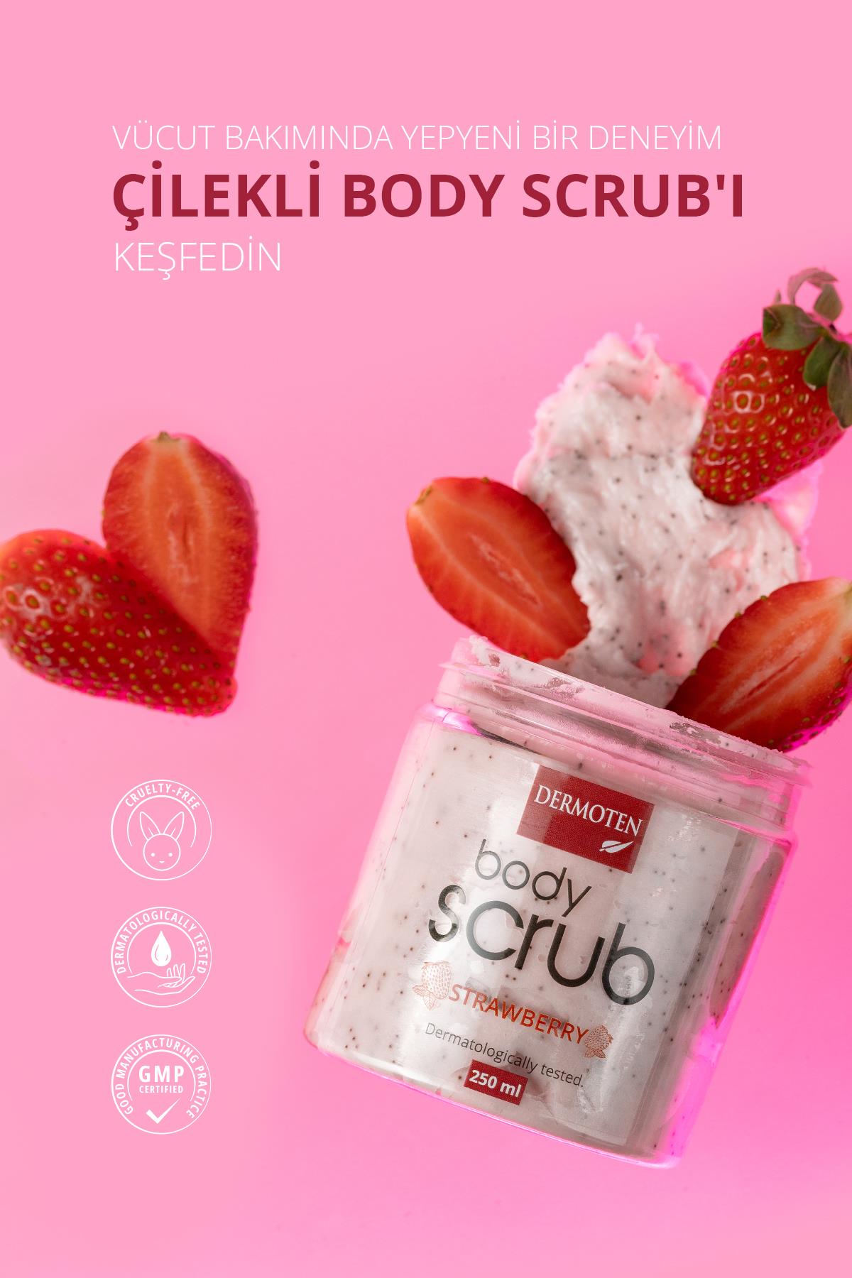 Body Scrub Çilekli Vücut Peelingi 250 ml
