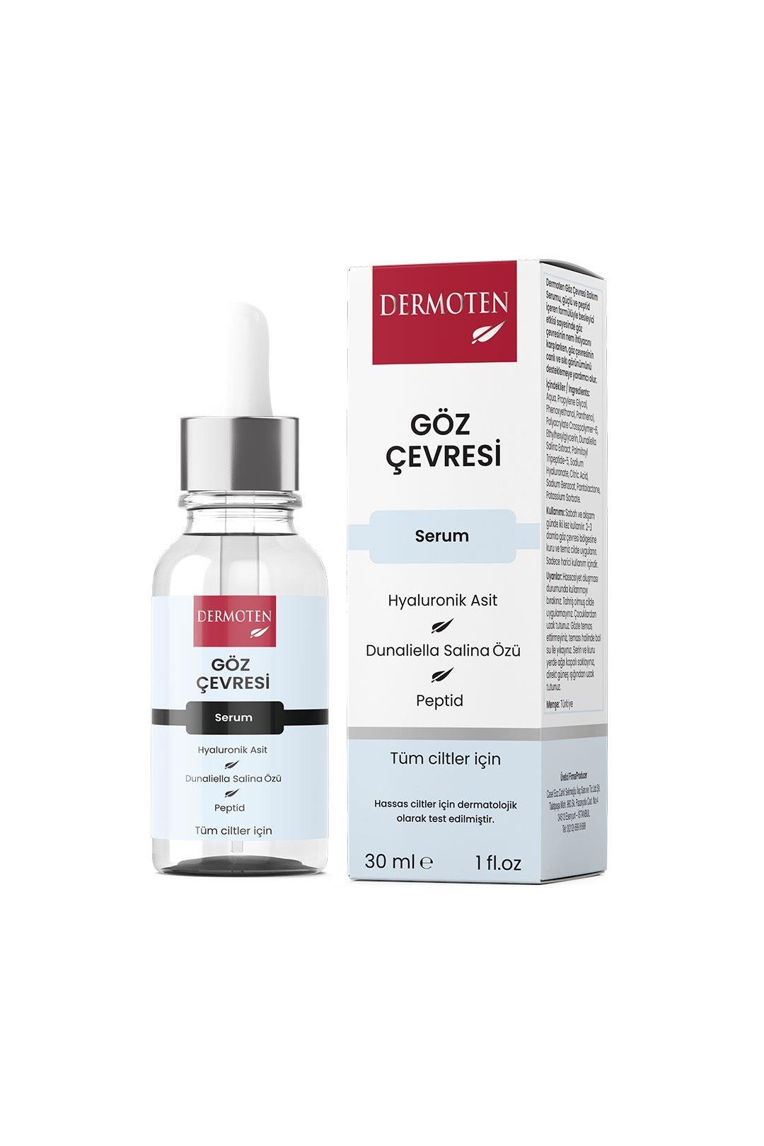 Göz Çevresi, Hyaluronik Asit ve Dunaliella Salina Özlü Göz Çevresi Bakım Serumu 30 ml