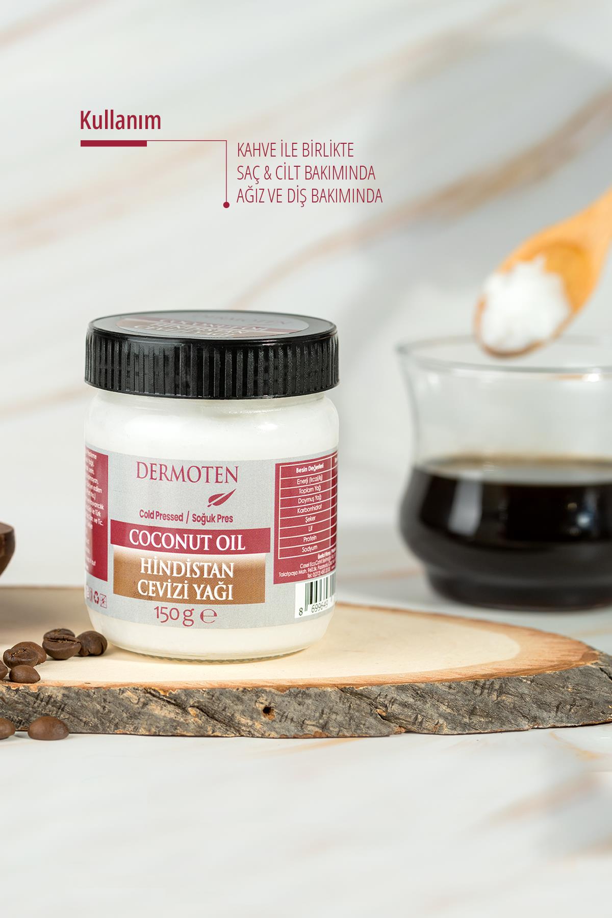 Hindistan Cevizi Yağı 150 gr (Soğuk Pres)