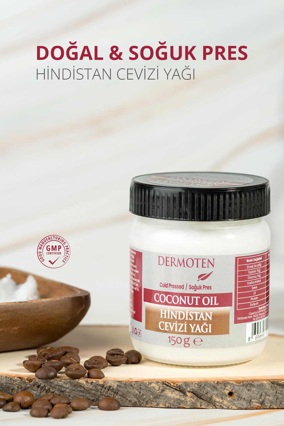 Hindistan Cevizi Yağı 150 gr (Soğuk Pres)