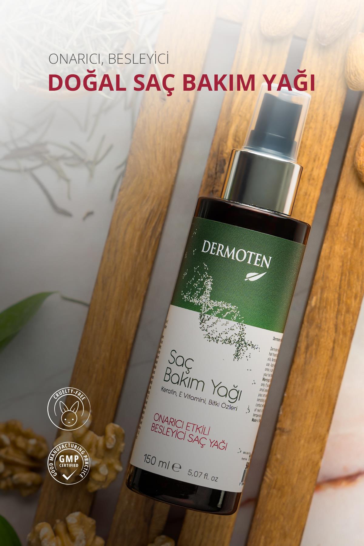 Saç Bakım Yağı Keratin ve E Vitamini İçerikli 150 ml