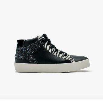 Conguitos 32-40 Sneaker Ayakkabı Zebra Siyah  BJSH368007