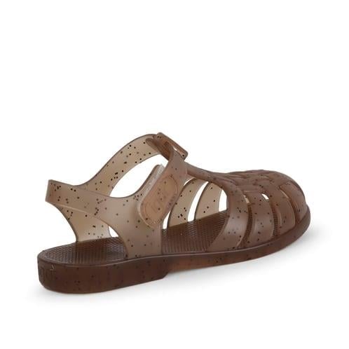 İgor Yazlık Çocuk Sandalet  Clasıca V.Black Glıtter  BB337-309 Kahve