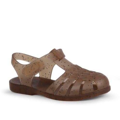 İgor Yazlık Çocuk Sandalet  Clasıca V.Black Glıtter  BB337-309 Kahve